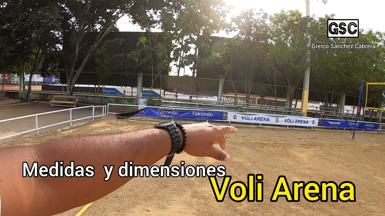Medidas dimensiones de la cancha de VoliArena. Voleybol de Arena Que es, como se juega como se gana