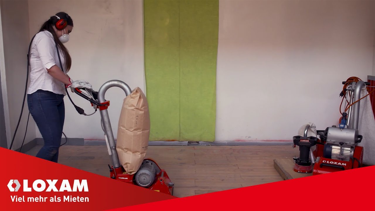 Richtig Parkett schleifen | LOXAM (Anleitung Parkettschleifmaschine)