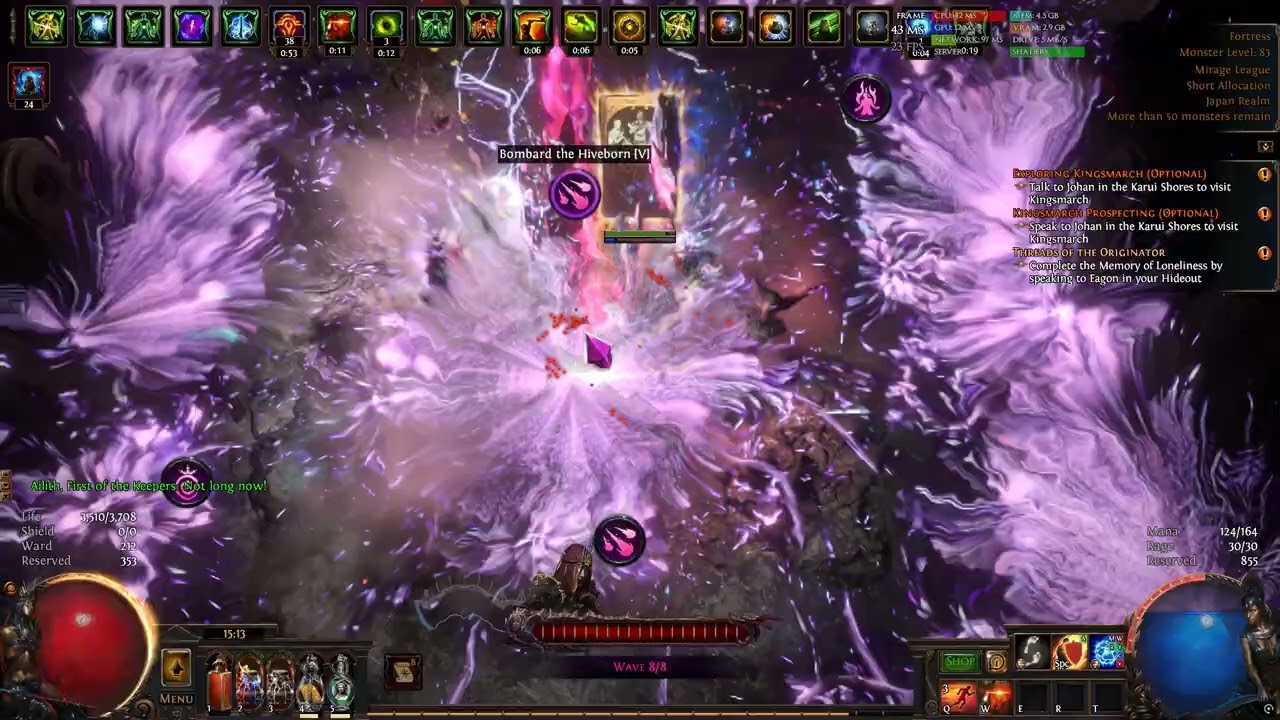 Path of Exile 3.28 kinetic blast tanky warden