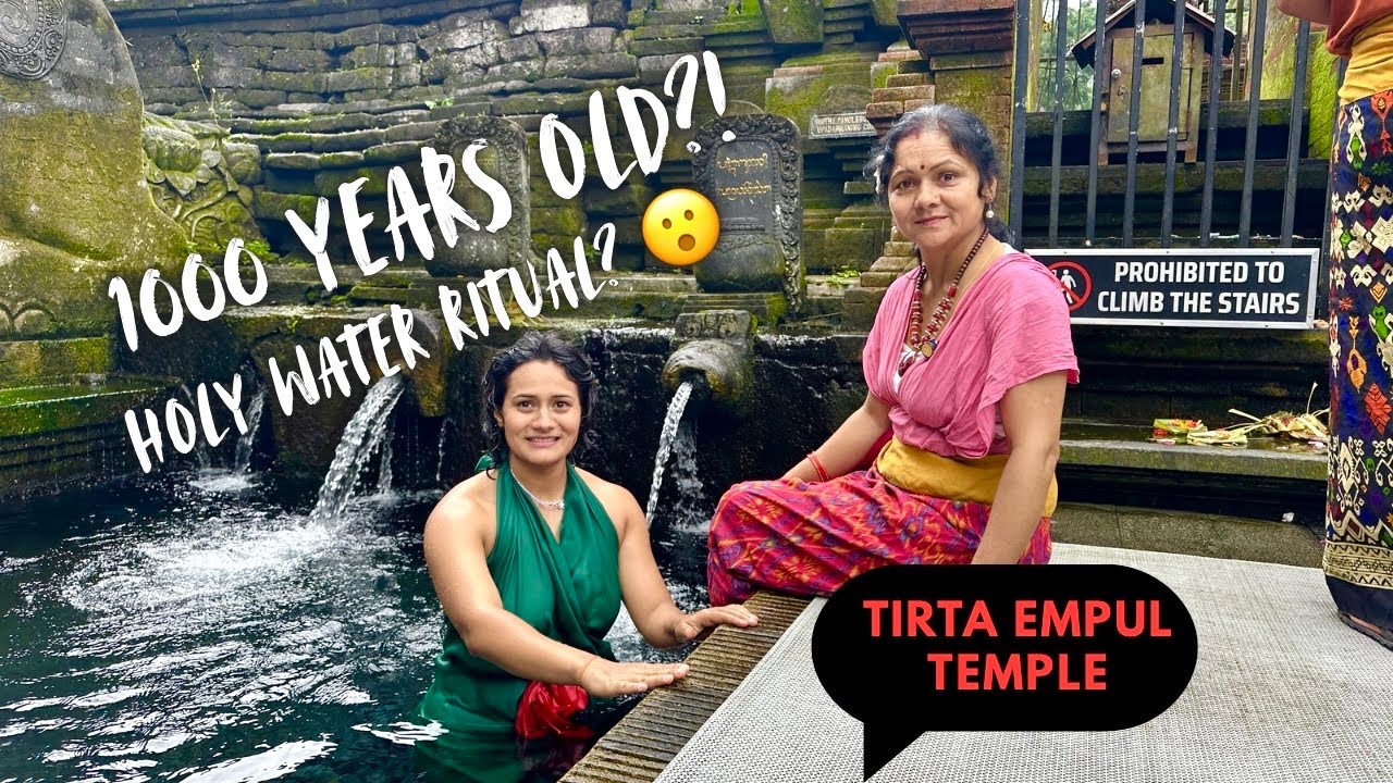 Log Yahan Negative Energy Wash Karne Aate Hain |Bali’s famous holy water ritual | Tirta Empul Ritual