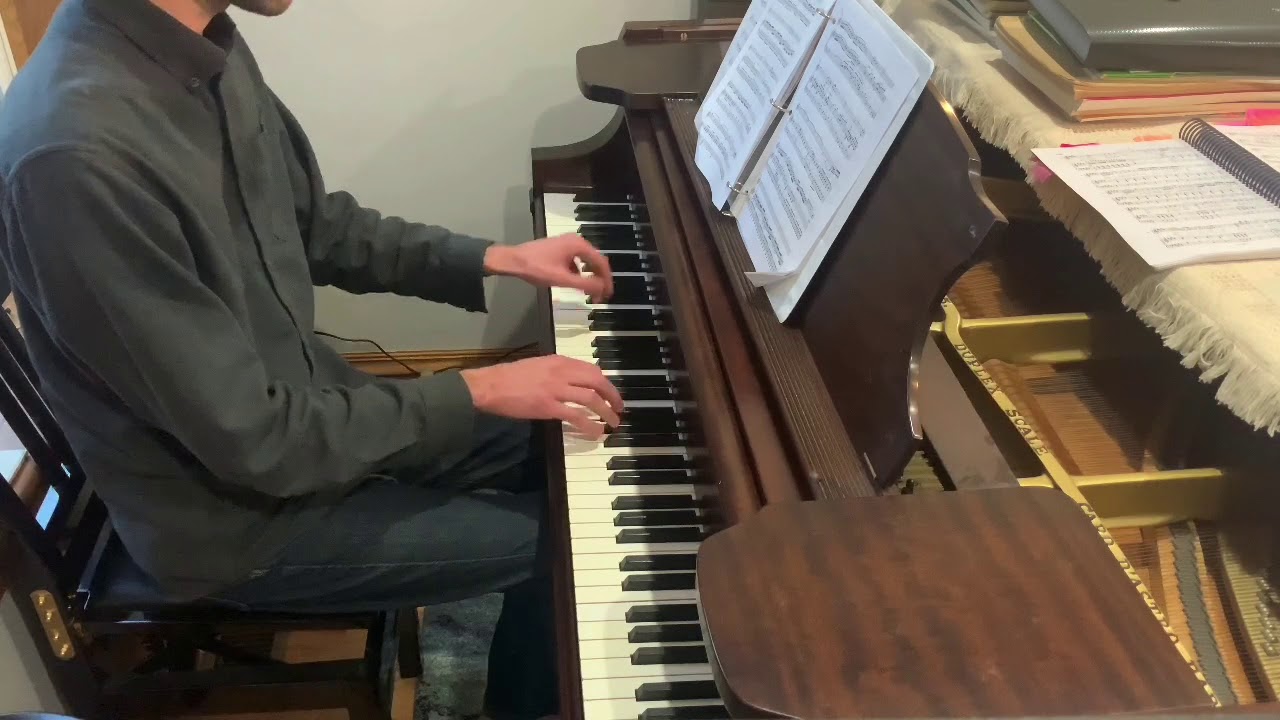 Mozart C Minor Mass, Laudamus te, piano only - CCAD