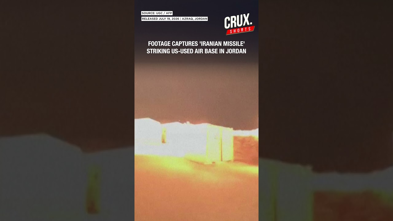 ON CAM: Iranian Missile Tears Into US-Linked Air Base In Jordan | Muwaffaq Salti Air Base