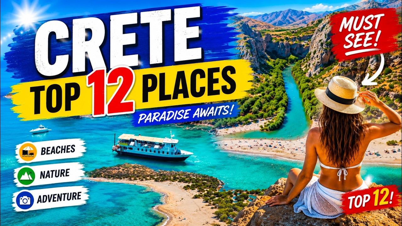 Crete: 12 Best Places to Visit (4K Travel Guide)