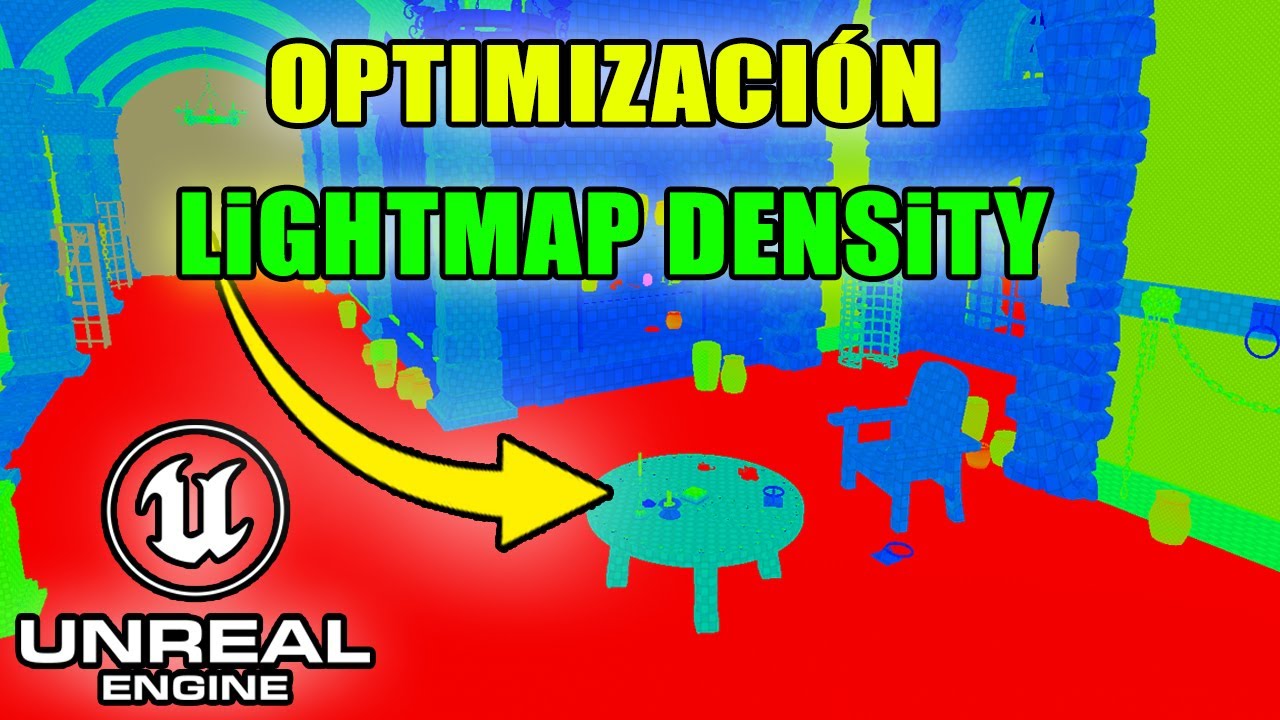 Como Optimizar la densidad de mapas de luz ( Lightmap Density ) en Unreal Engine Español