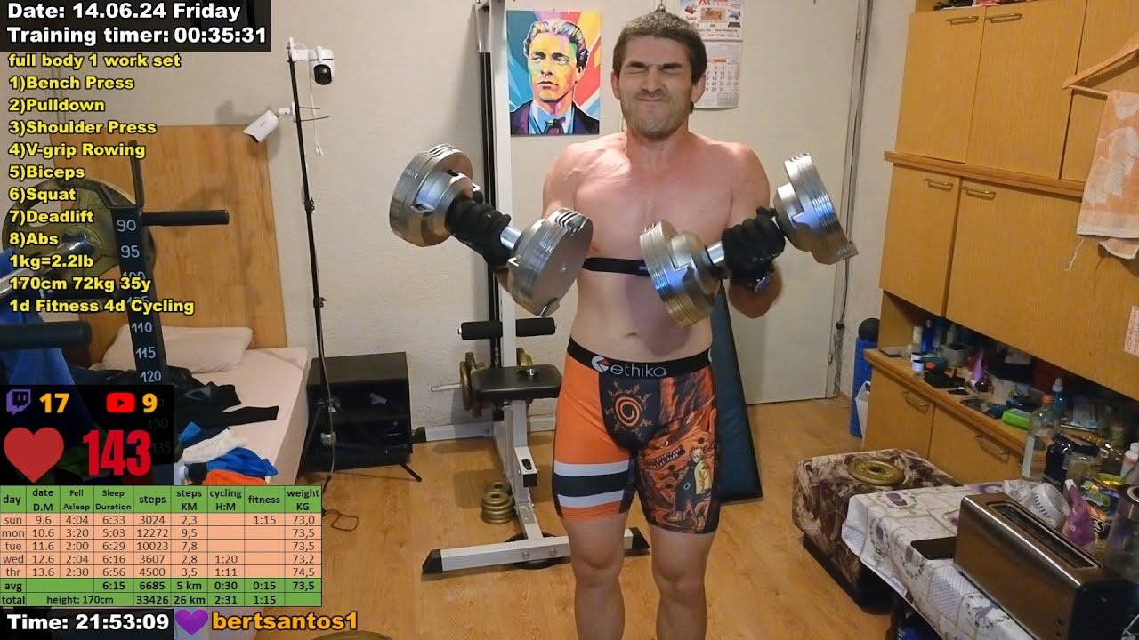 Fitness Workout Live Stream 14.06.2024 fiv