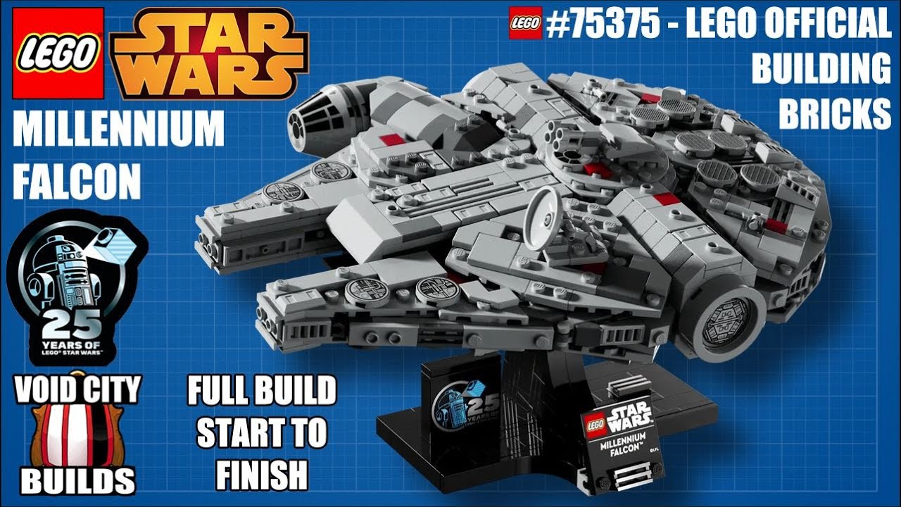 VOID CITY BUILDS: LEGO Star Wars Millennium Falcon 25 Years of Lego Star Wars 75375