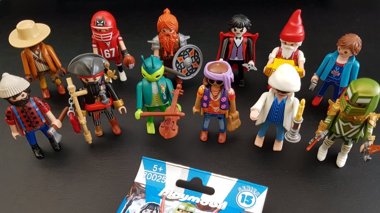 Playmobil Figures Boys 🧛‍♂️🤠🧔 | Serie 15 | zusammenbauen