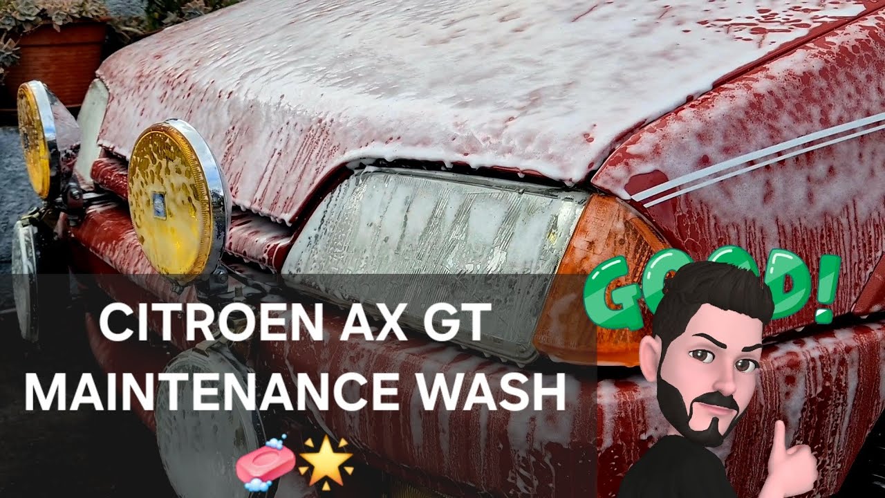 Citroen AX GT Maintenance Wash| Clean and protect!