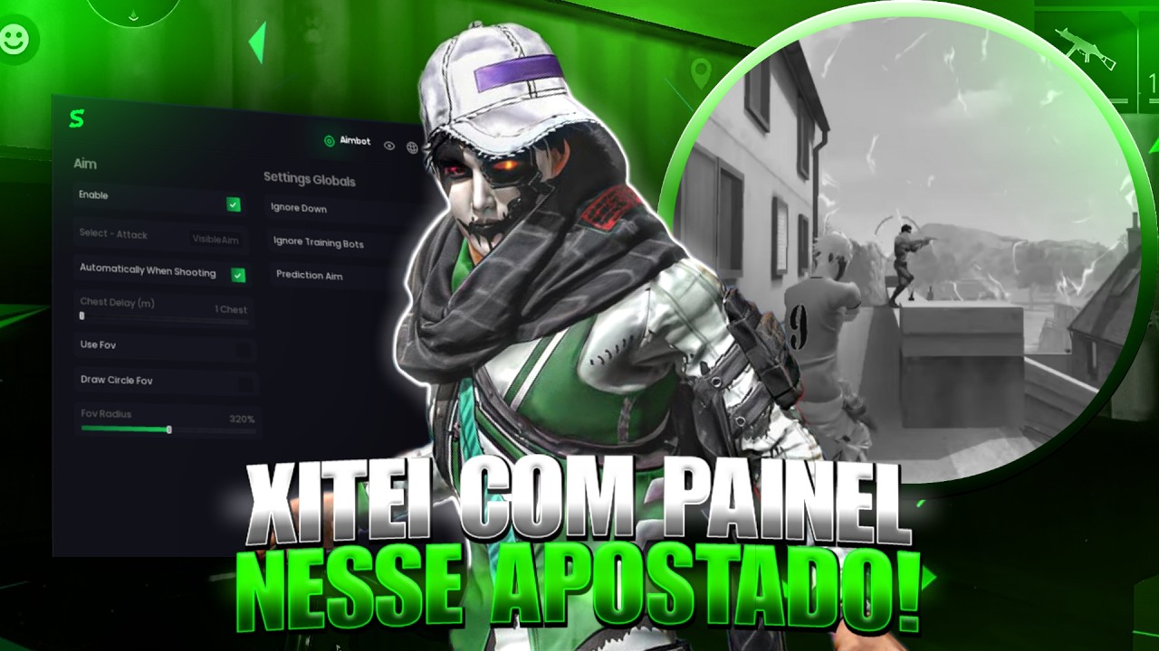 GANHEI APOSTADO DE 500$ COM XIT😯🎯 USEI PAINEL EM CAMPEONATO 1V1 AIMBOT ADM ACHOU NADA🤣