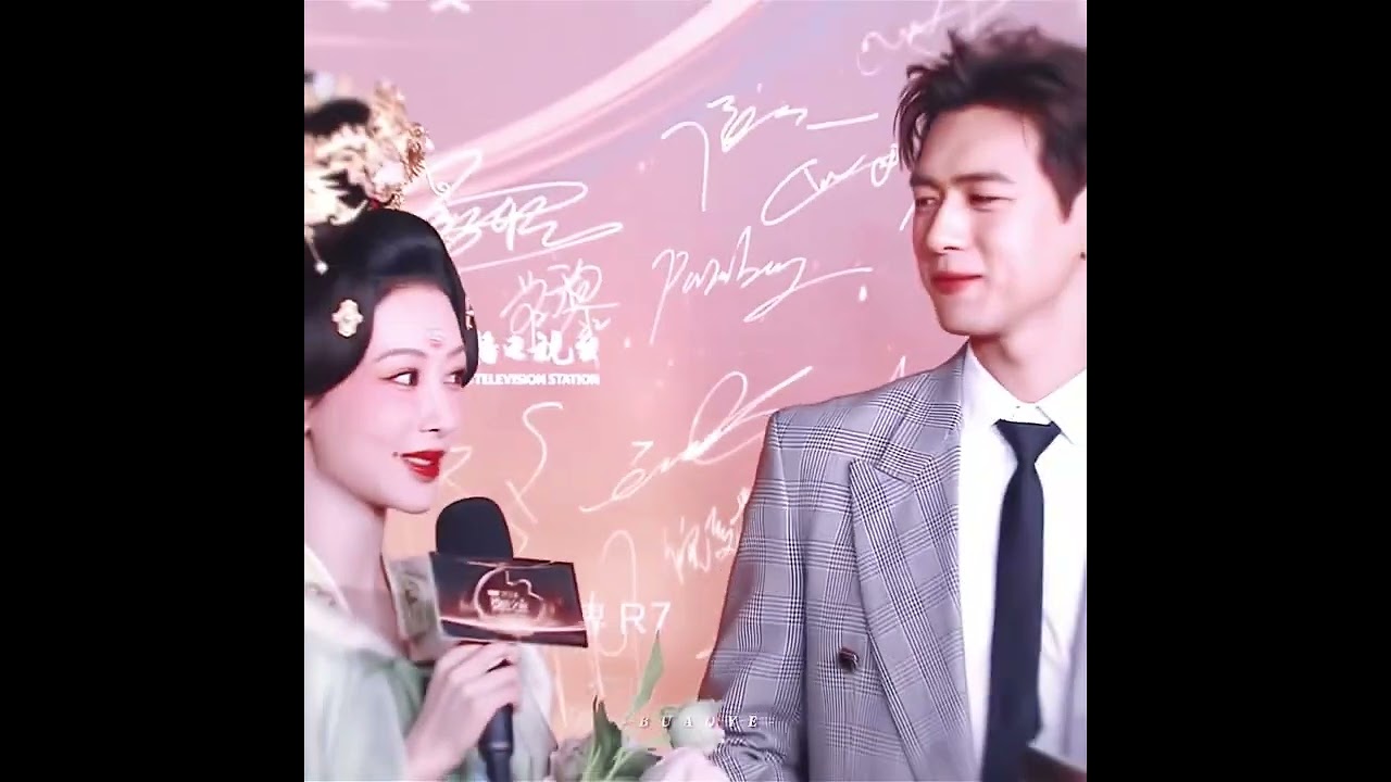 😍❤️ Yang Zi & Li Xian at weibo night red carpet 