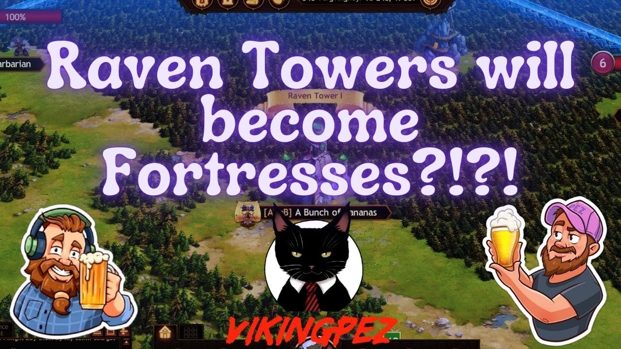 Raven Towers will become Fortresses?!?! / Vikings: War of Clans