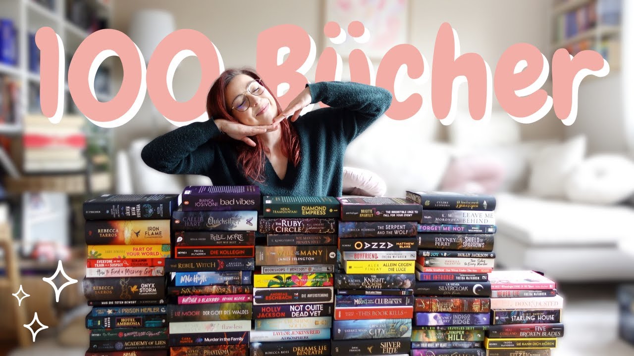 Alle 100 Bücher, die ich 2025 gelesen habe 📚