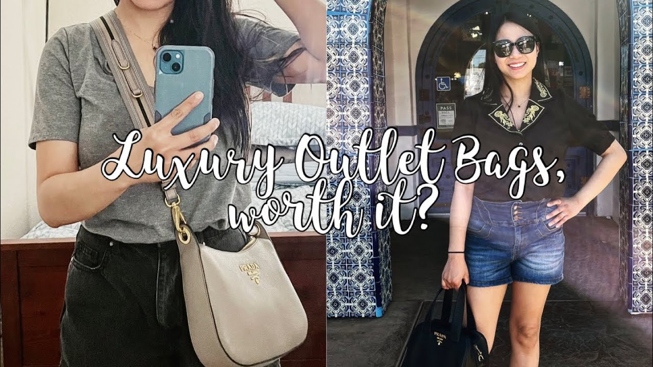 Luxury Outlet Bag Collection, Worth it? Burberry and Prada