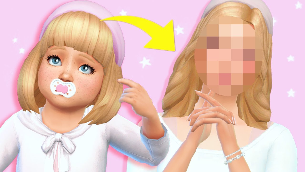 TODDLER TO ADULT CHALLENGE (DE INFANTE A ADULTO)  - LOS SIMS 4