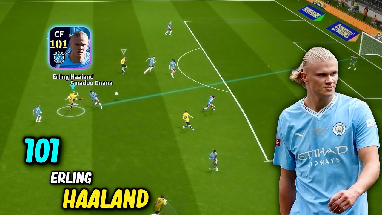 50 DRIBBLING…BUT 99 FINISHING😯💥NEW HAALAND REVIEW