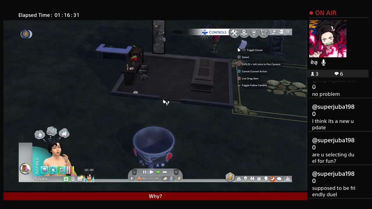 Just a nice relaxing sims stream (sims 4)