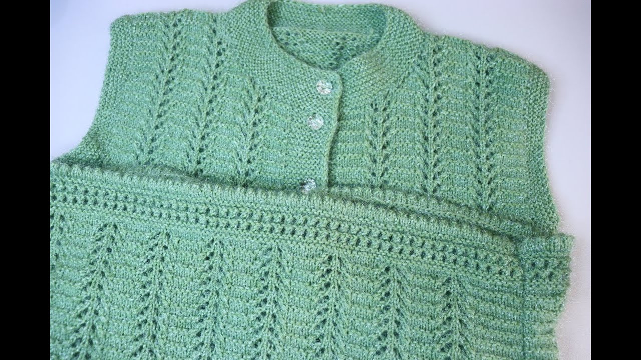 Ladies Half Jacket / Cardigan Knitting  Measurement | Easy Ladies Cardigan Design