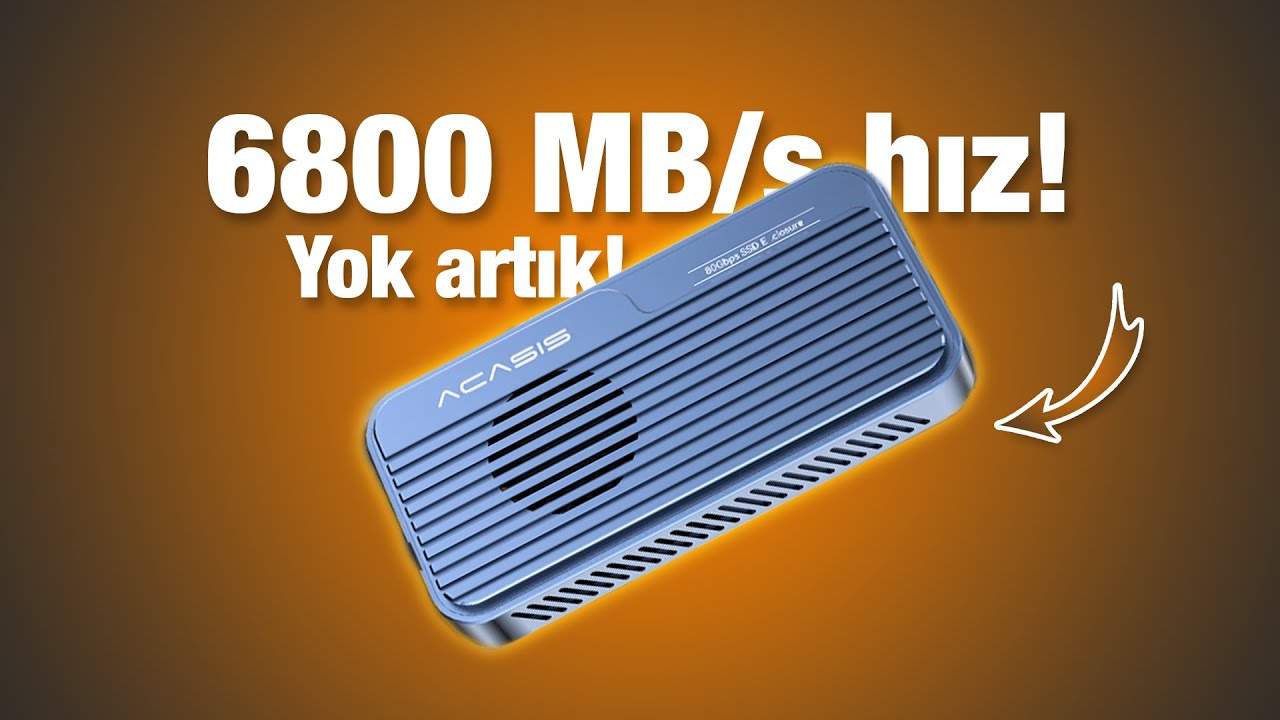 80Gbps Canavar! Acasis TB501Pro ile 6500 MB/s Gerçek Aktarım Hızı Testi!