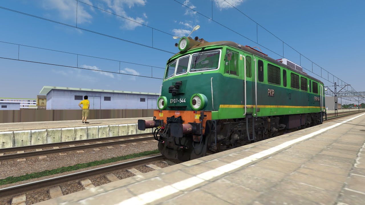 #1 MaSzyna - Polish Railway Simulator. Bałtyk - EP07-544