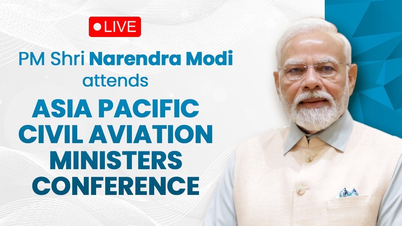 PM Shri Narendra Modi addresses Asia Pacific Civil Aviation Ministers Conference in New Delhi.