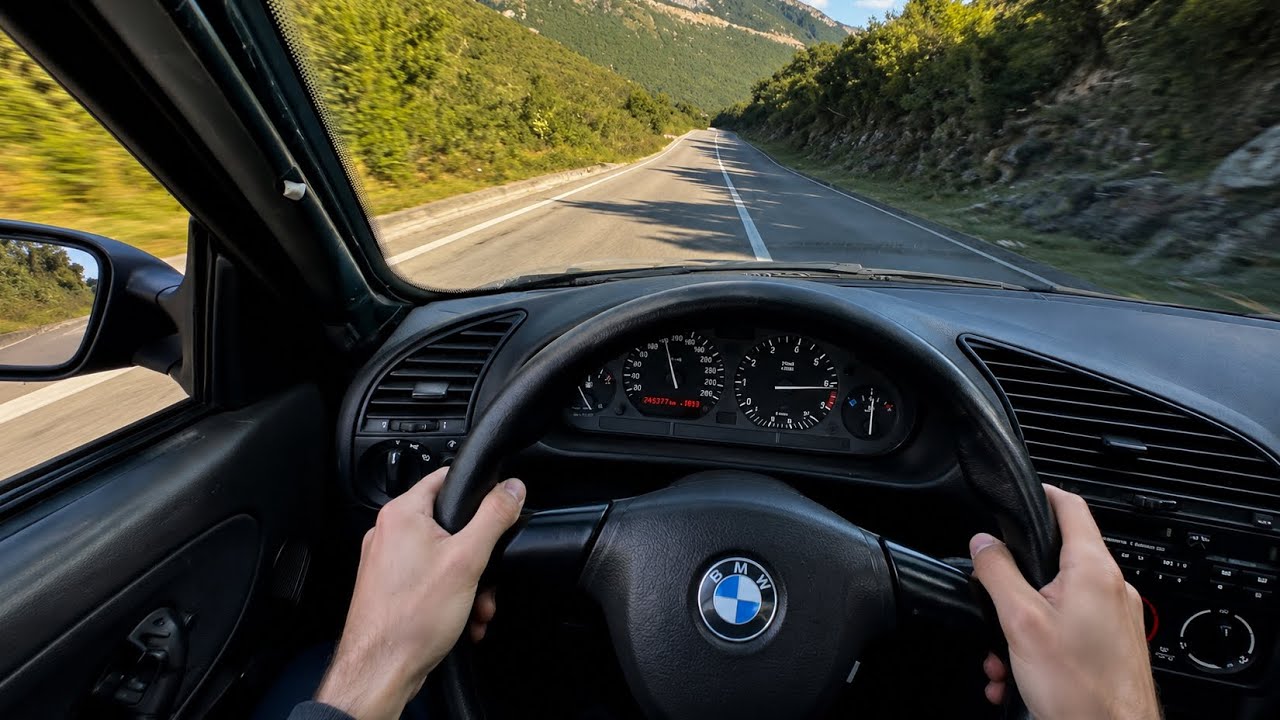 POV: Loud BMW E36 320i Saturday Drive - Pure 6 cylinder sound!