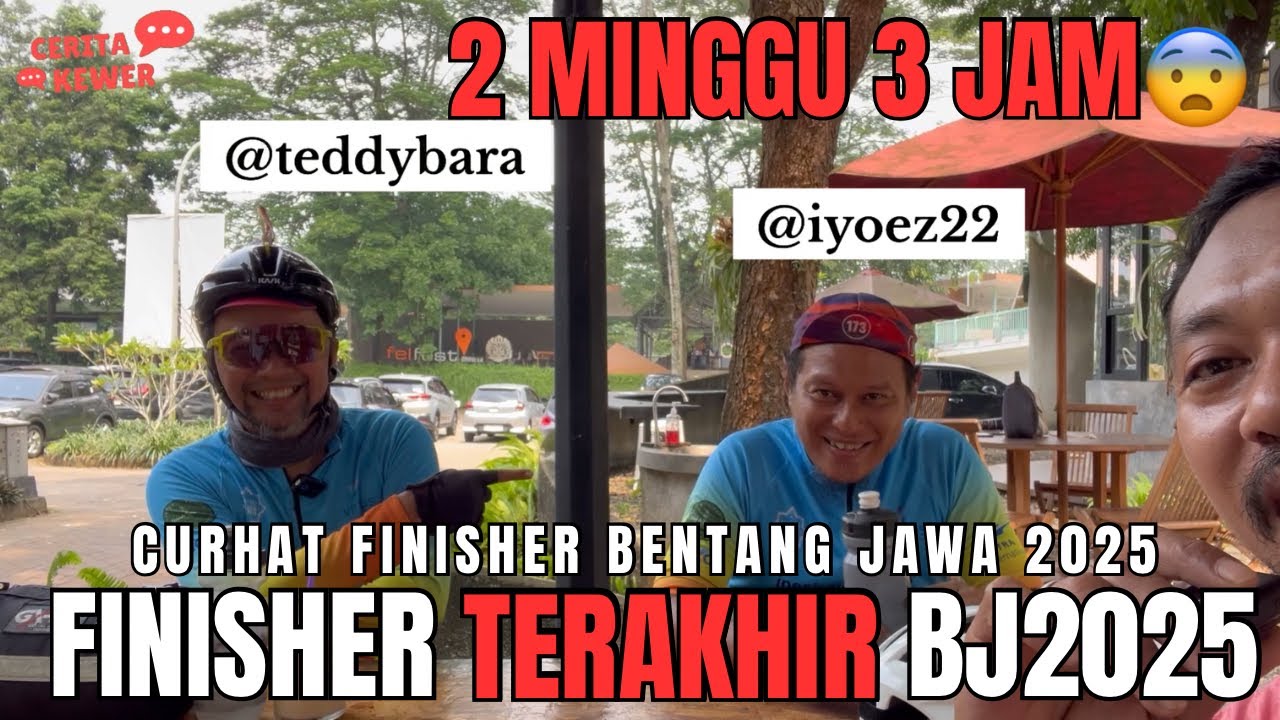 BENTANG JAWA | FINISHER TERAKHIR YANG TAKUT ISTRI MARAH JIKA TIDAK FINISH 🤣🤣⁉️ TEDDY BARA X IYUS