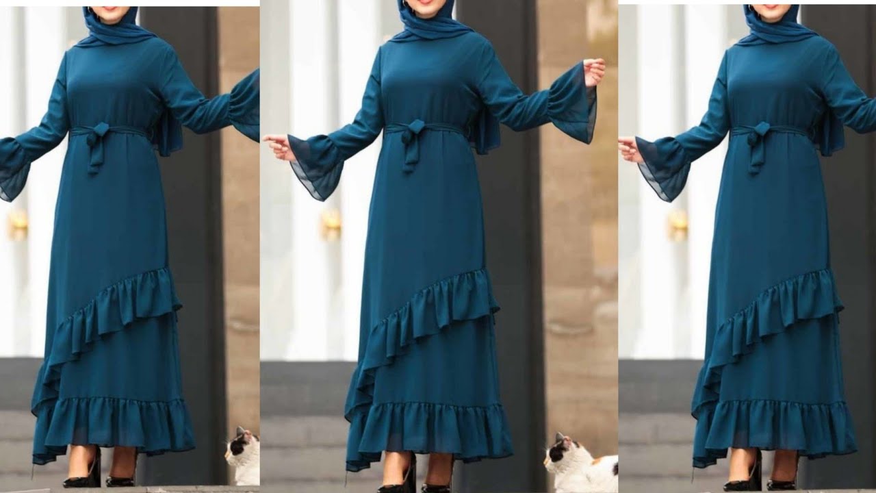 Long Frill Maxi dress//Long Maxi dress//Maxi dress Cutting and Stitching #rqfashionqueen #maxidress