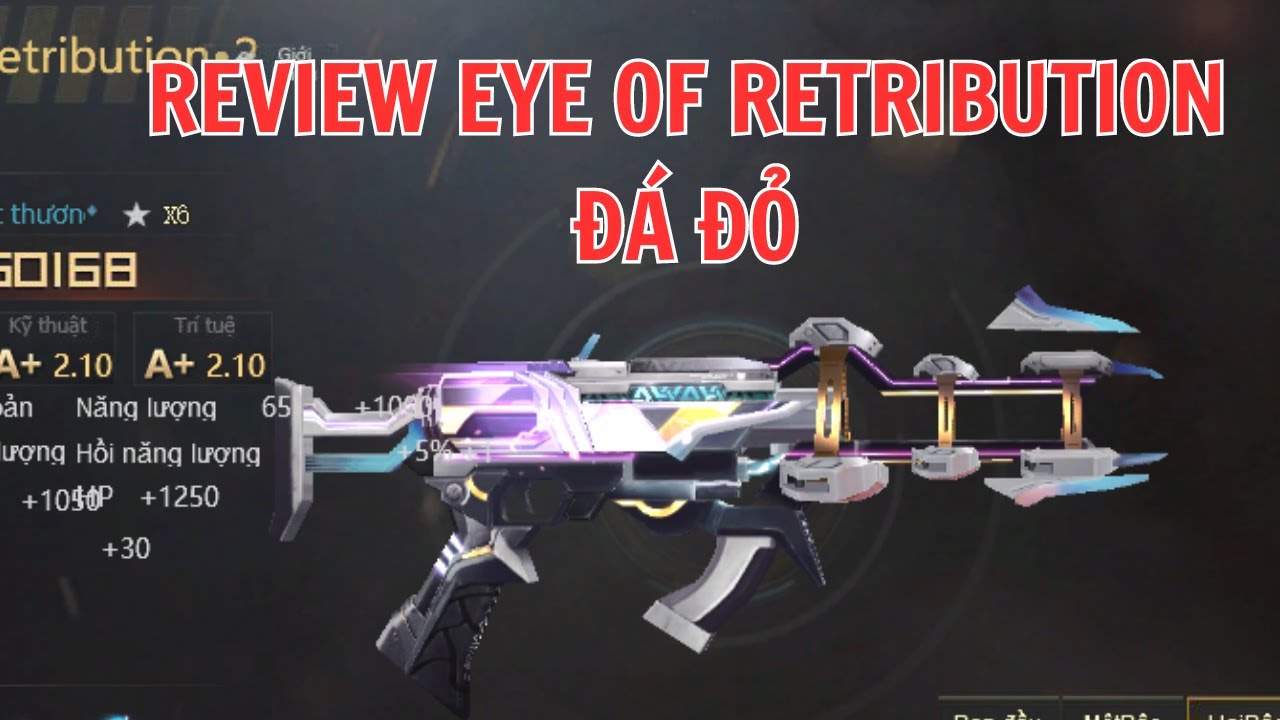 Vẻ Đẹp Và Sức Mạnh Cực Khủng Của Mắt Chúa Đá Đỏ - eye of retribution đá đỏ | Truy Kích 2