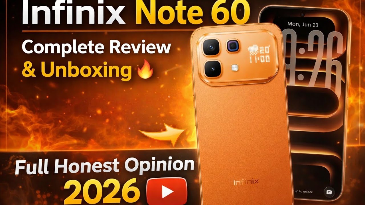 Infinix Note 60 Complete Review & Unboxing 🔥 | Full Honest Opinion 2026