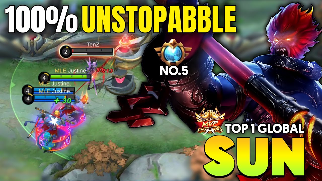 SUN BEST BUILD 2021 ~ SUN MOBILE LEGENDS GAMEPLAY ~ SUN TOP GLOBAL 2021