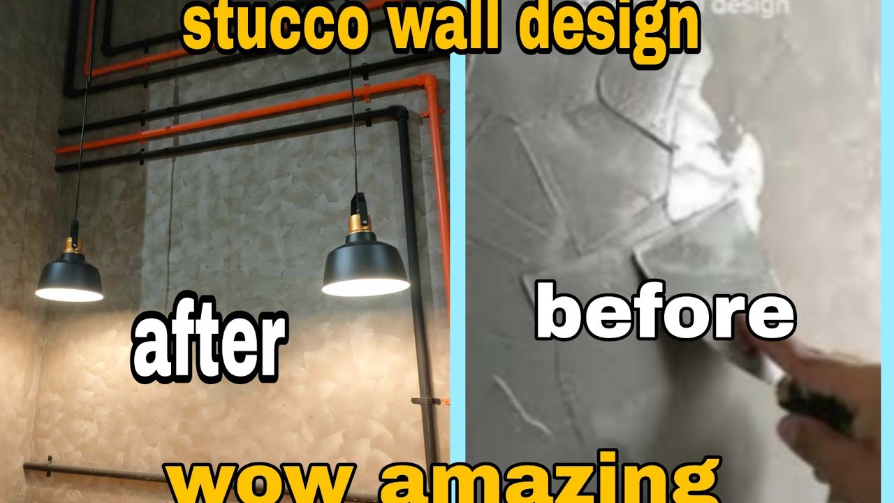 PAANO BA MAG STUCCO WALL DESIGN, CONCRETE  FINISH