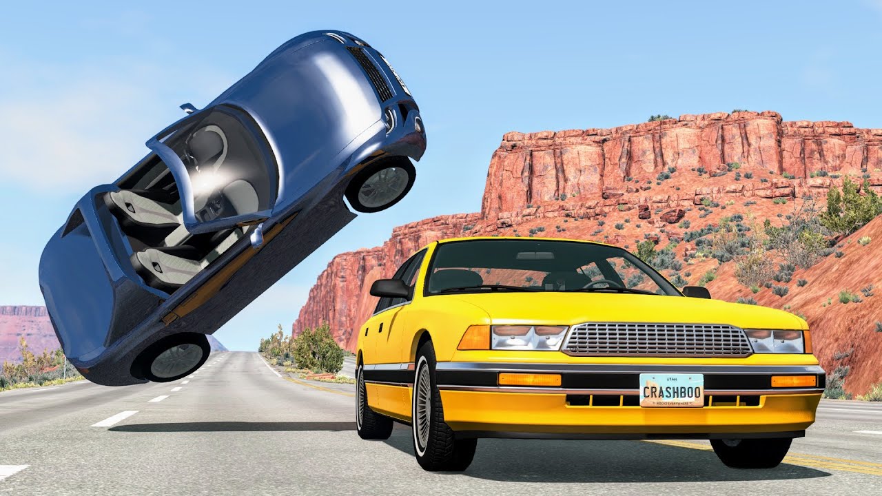 High Speed Traffic Crashes #50 - BeamNG Drive | CrashBoomPunk