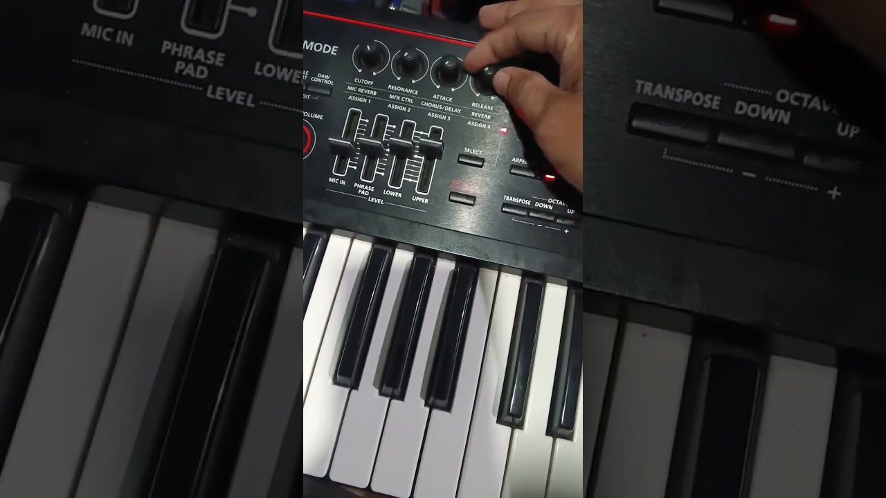 Roland XPS -30 -  Using Knobs as Volume Layer Controls in a Patch (TAGALOG)