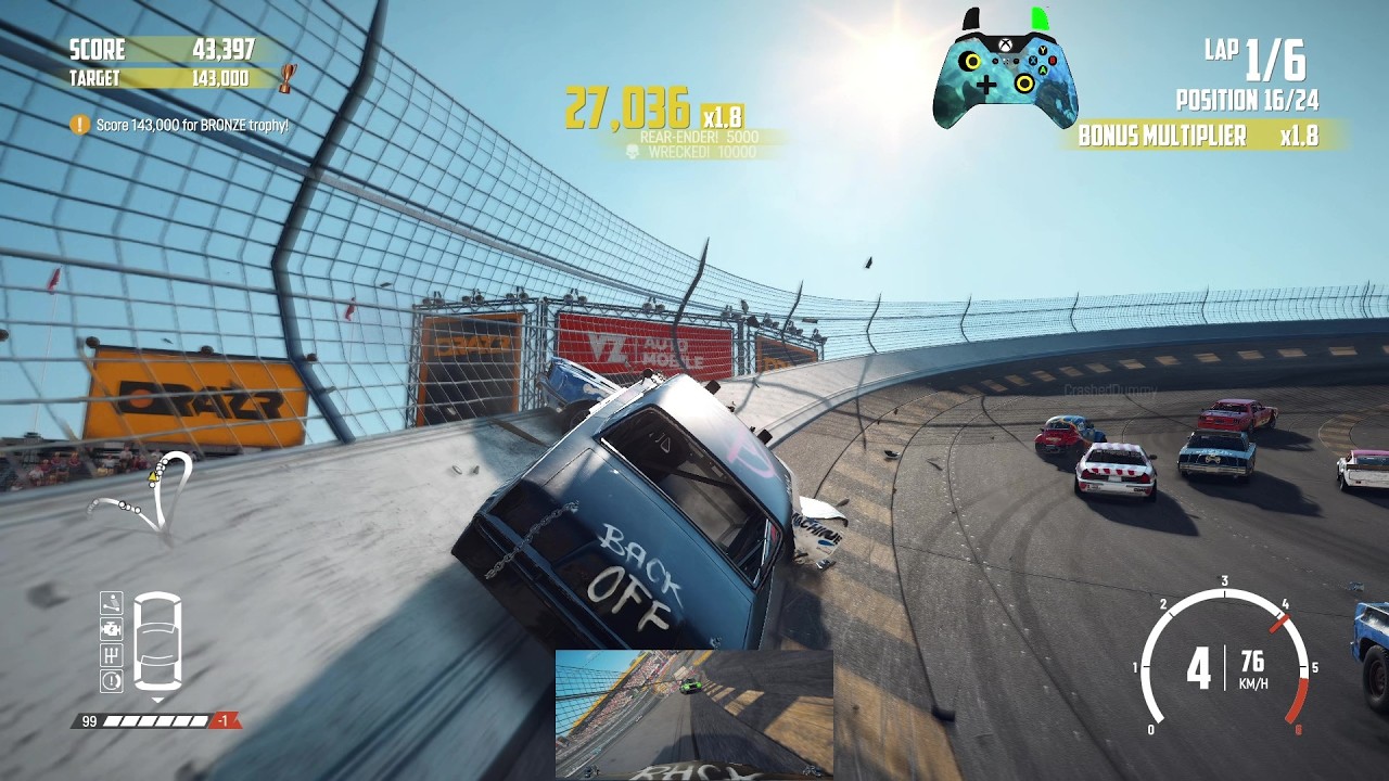 Wreckfest 26.03.10 Weekly Grand Duke Demolition Race - Wrecknado Main Circuit
