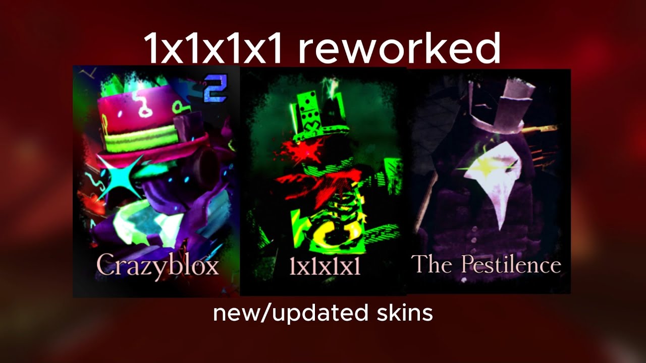 PLAYING WITH ALL NEW/UPDATED 1X1 SKINS | Forsaken 1x1x1x1 rework