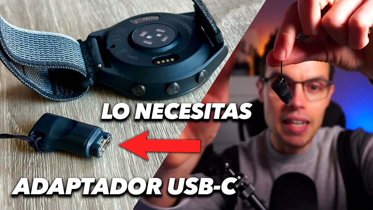Cargadores USB C para tu reloj GPS | Perfecto para viajes | Garmin, Coros, Apple Watch, Polar