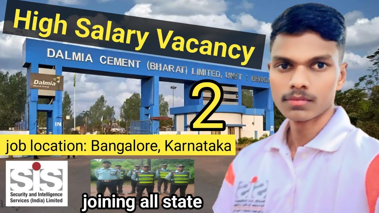 SIS security vacancy 2 | Urgent hiring|Bangalore karnataka|Salary 25500 to 35500 ‎⁨@NeerajVlogsndn