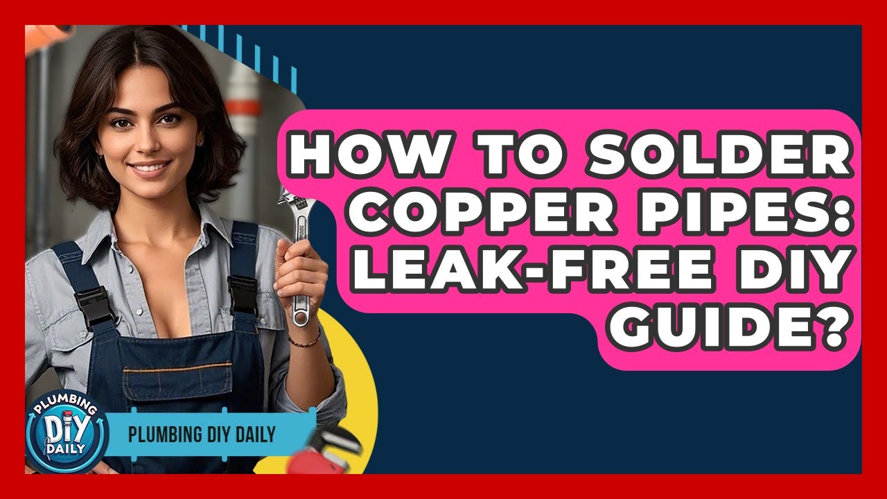How To Solder Copper Pipes: Leak-Free DIY Guide? - Plumbing DIY Daily