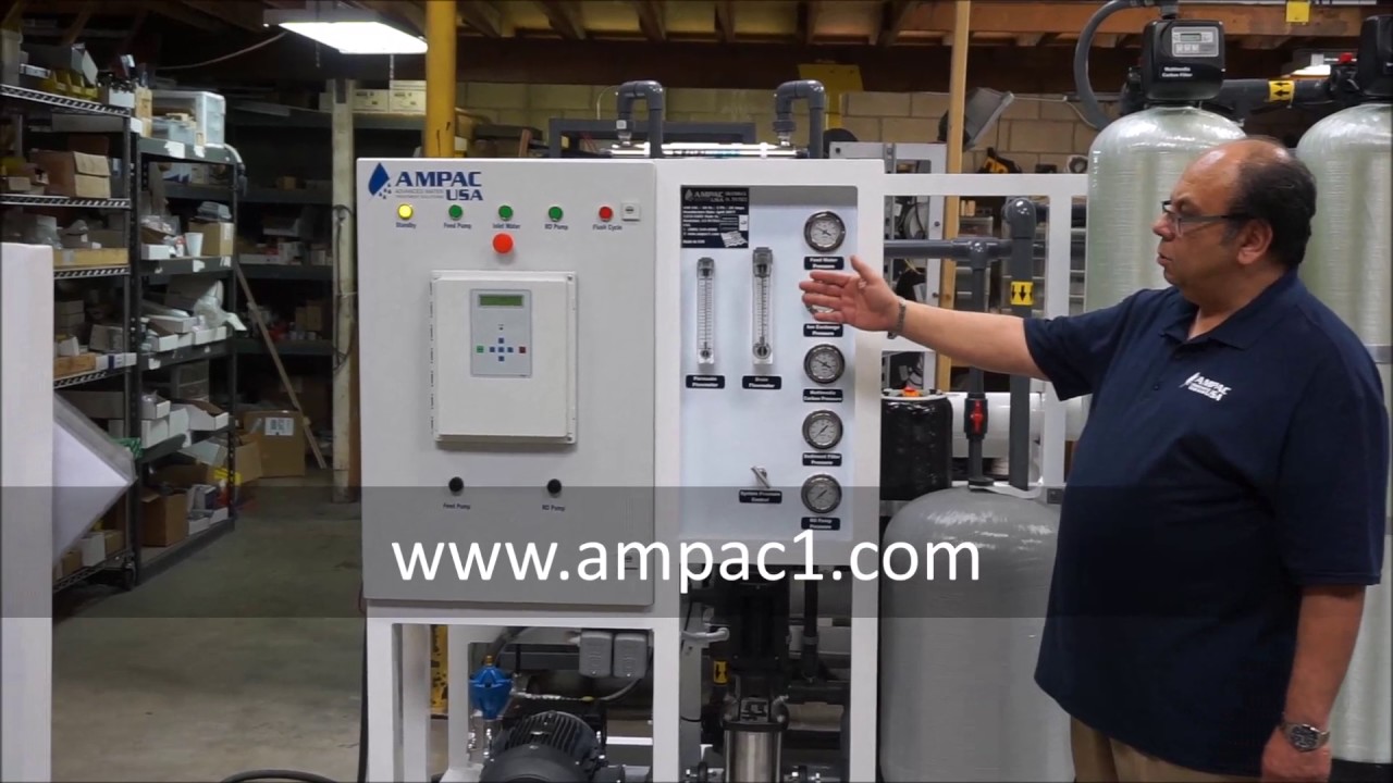 Ampac USA Seawater Desalination Watermakers SWRO4500