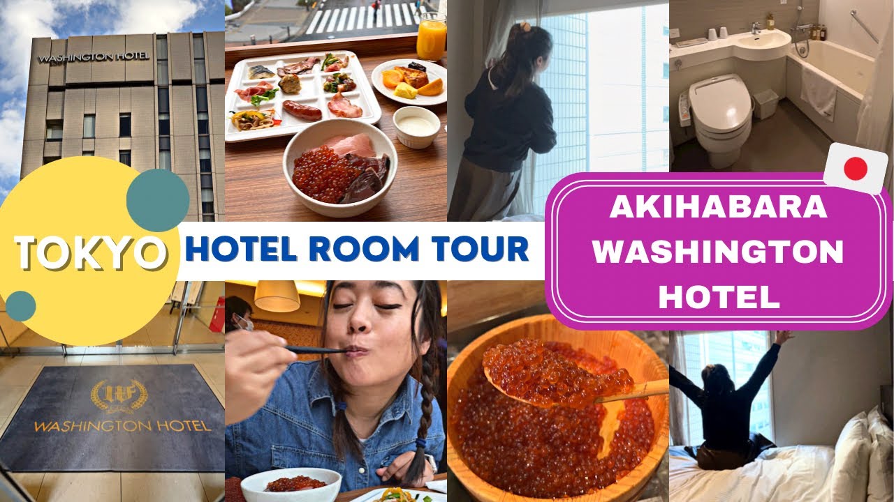 Hotel Room Tour: Akihabara Washington Hotel 🏨 Where to stay in Japan