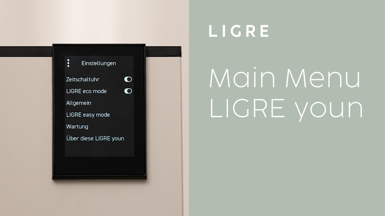 LIGRE youn — Main Menu