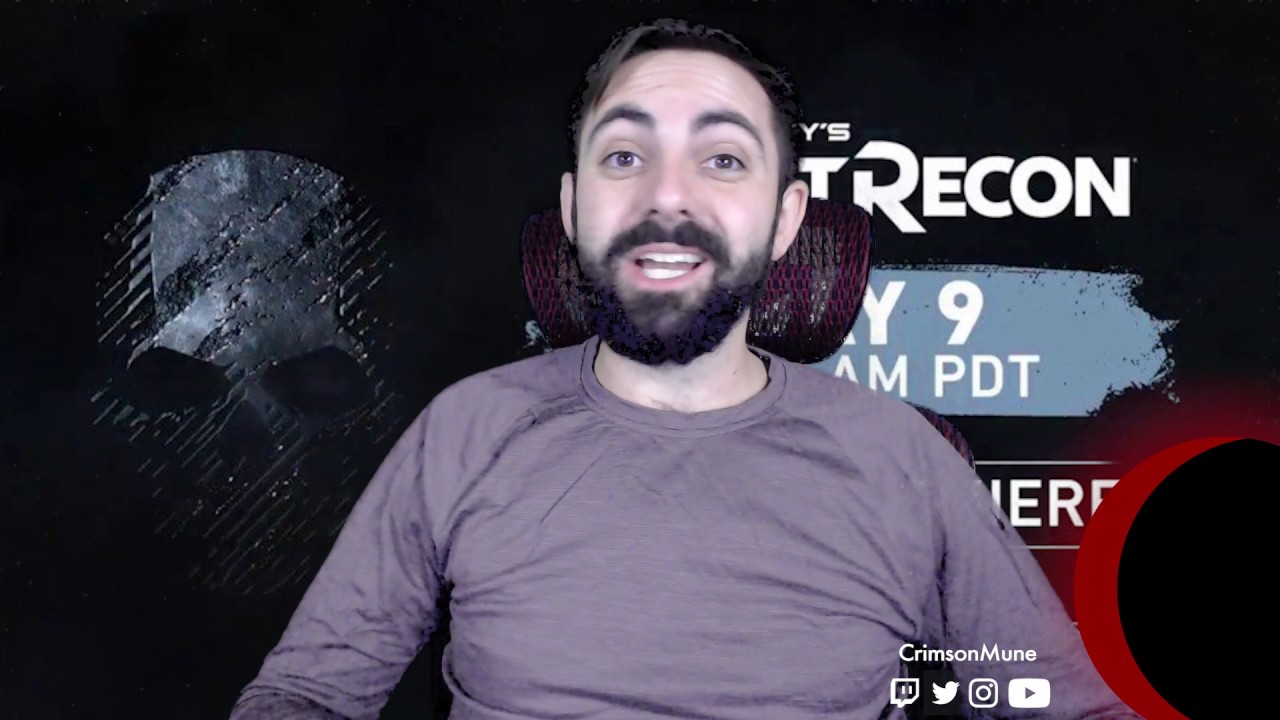 CrimsonMune Reacts to the Ghost Recon Breakpoint World Premiere Trailer