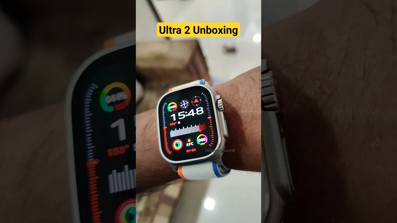 Hk9 Ultra 2 Unboxing | Best Clone Apple watch Ultra 2 😍 #apple #ultra #unboxing #explore #shortvideo