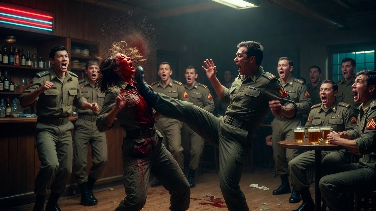 “Get Out!” A Marine Yanked Her Hair — And A SEAL Sniper Stepped In Before Anyone Else Could React.