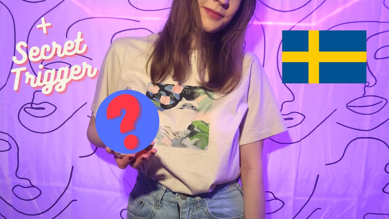 Russian Girl Trying Swedish [ASMR] (Gentle whispers, crinkling, hand movements)