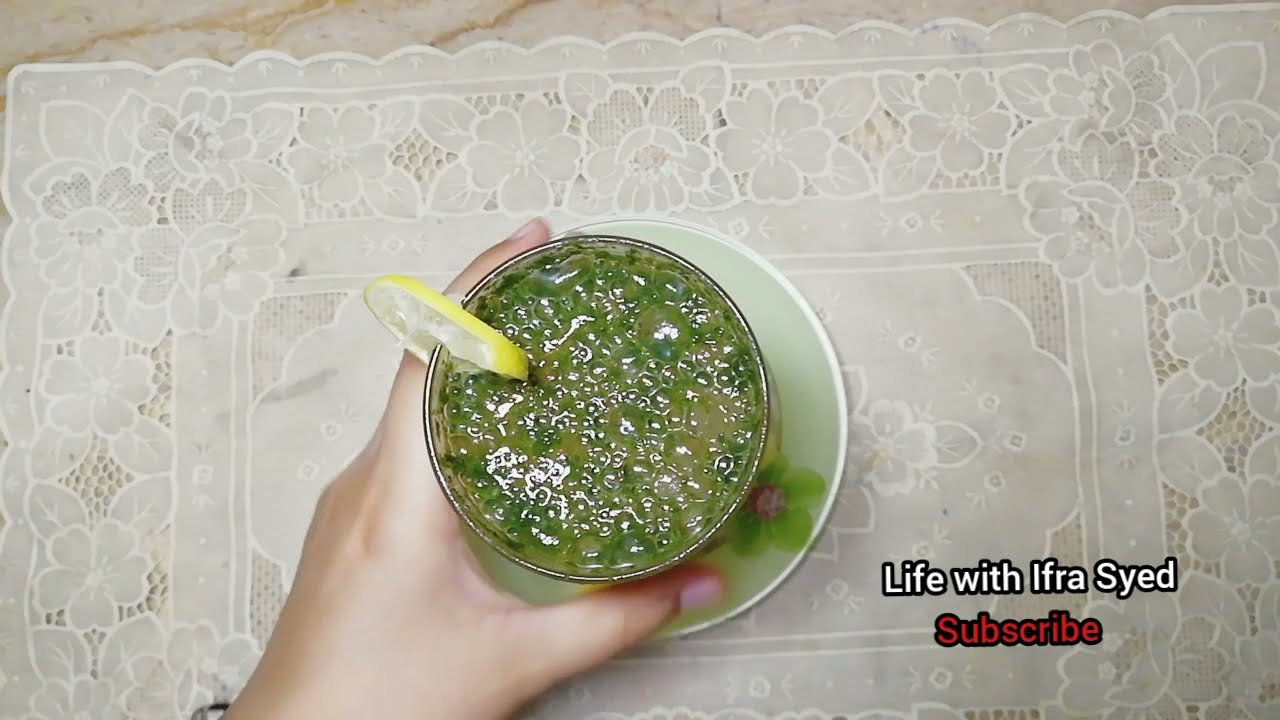 Easiest Mint Margarita Recipe | Life With Ifra Syed