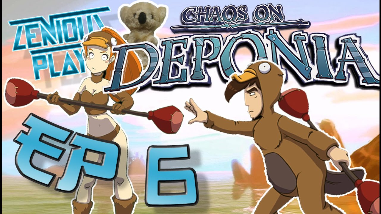Chaos on Deponia #6 Feisty Goal Platypus Fight (Full Game Play Through)