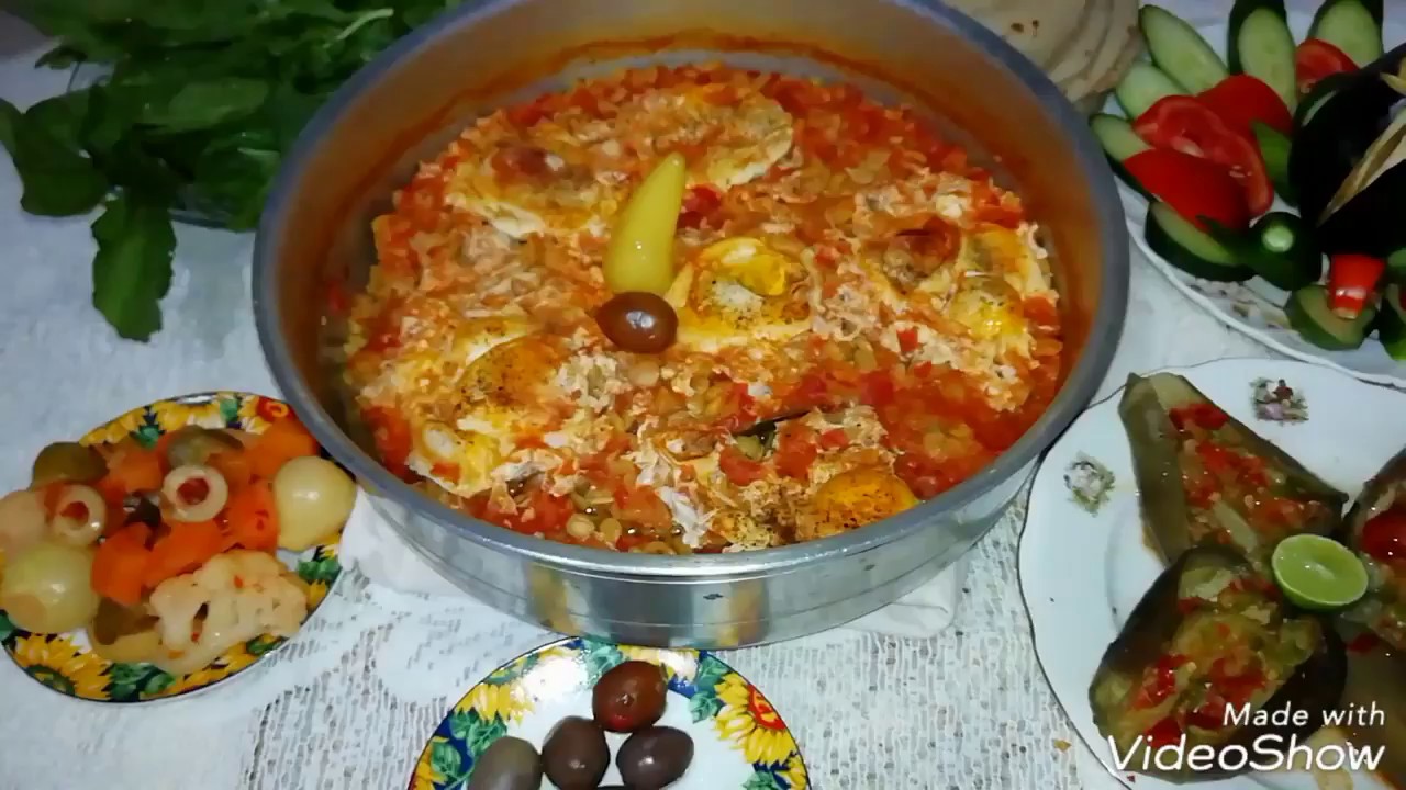 طريقه الحمص المطبوخ بالبيض غدانا النهارده اقتصادي جدا وصحي  وبمكونين فقط /اكلات اخر الشهر