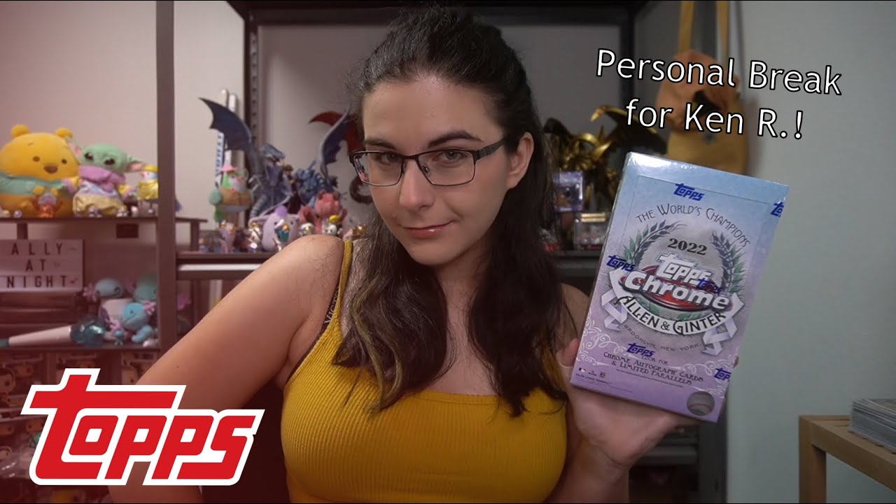 Ally vs Electricity! | 2022 TOPPS ALLEN & GINTER CHROME BASEBALL HOBBY BOX OPENING FOR KEN R.