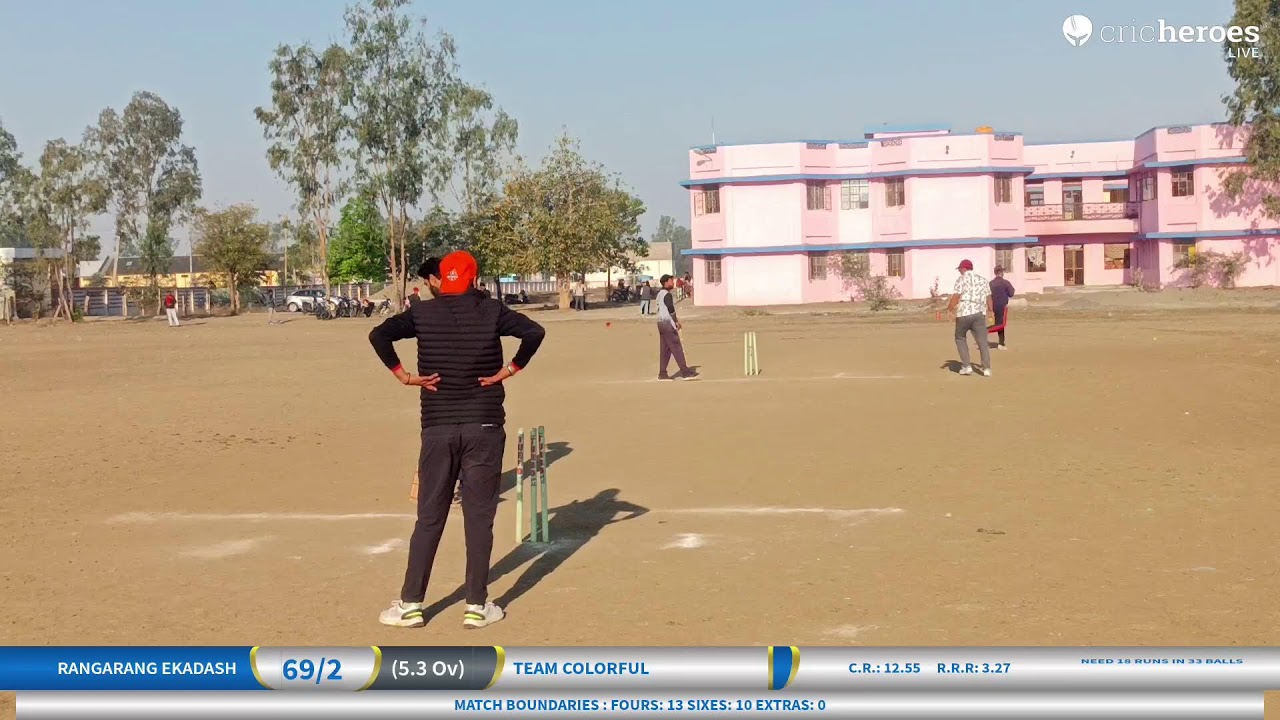 RangaRang Ekadash vs Team Colorful live cricket match | RangPanchmi Trophy live - Model Cricket Gro